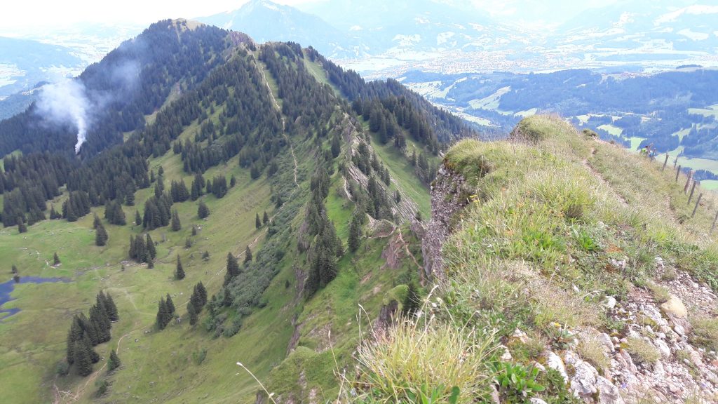 Nagelfluhkette - Blick nach Osten!