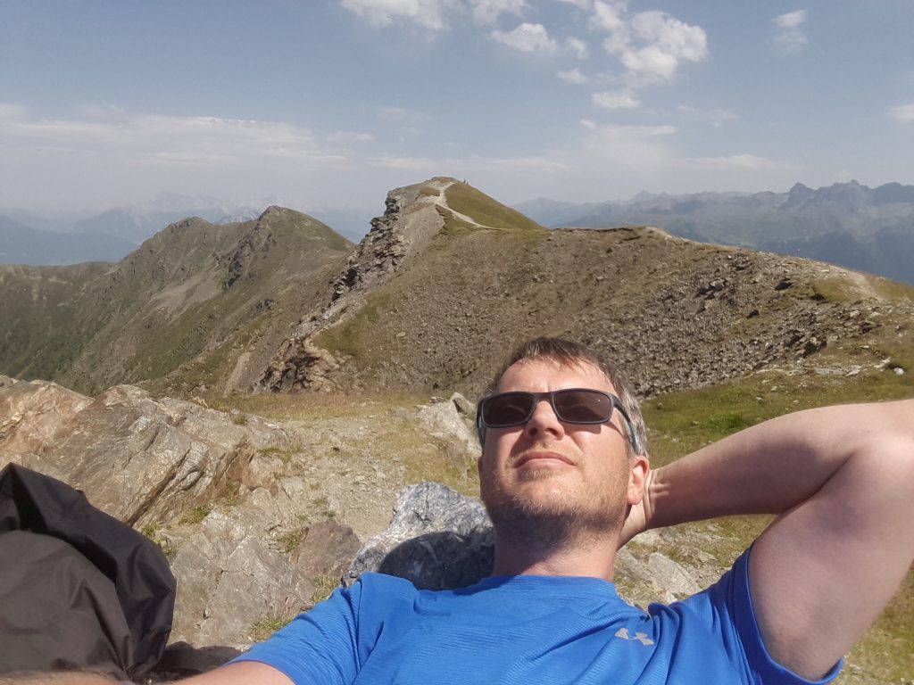 Kurzer Sonnenstop auf dem Krahberg