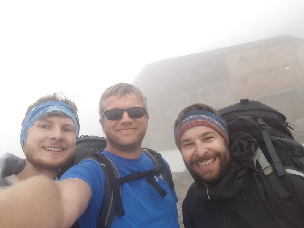 Abschiedsfoto vor der Similaunhütte