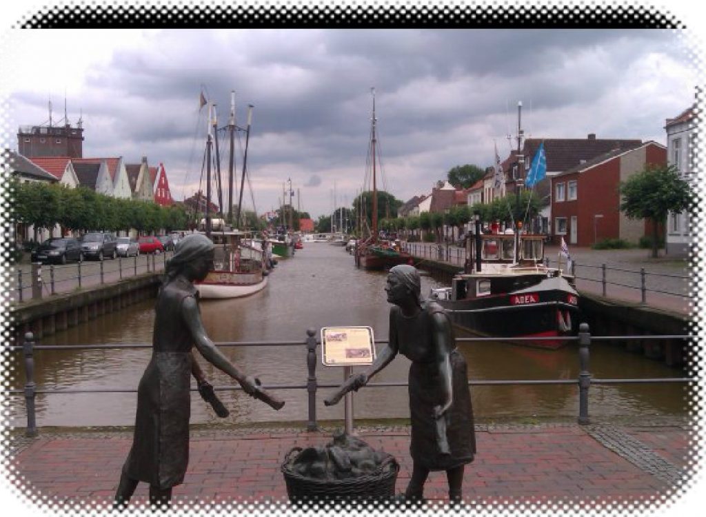 Kurz vor der Emsmündung