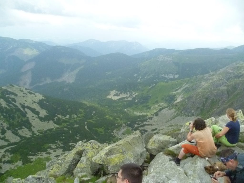 Blick vom Chopok ins Tal