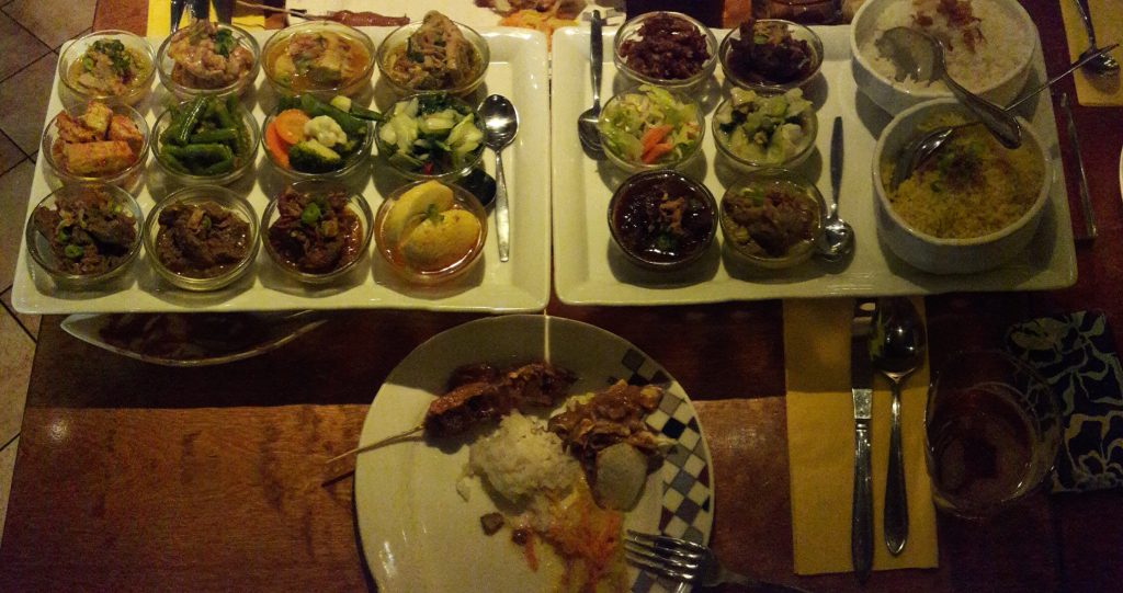 Indonesisches Buffet