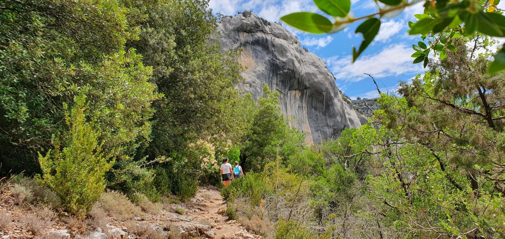 Wandern durch die Schlucht