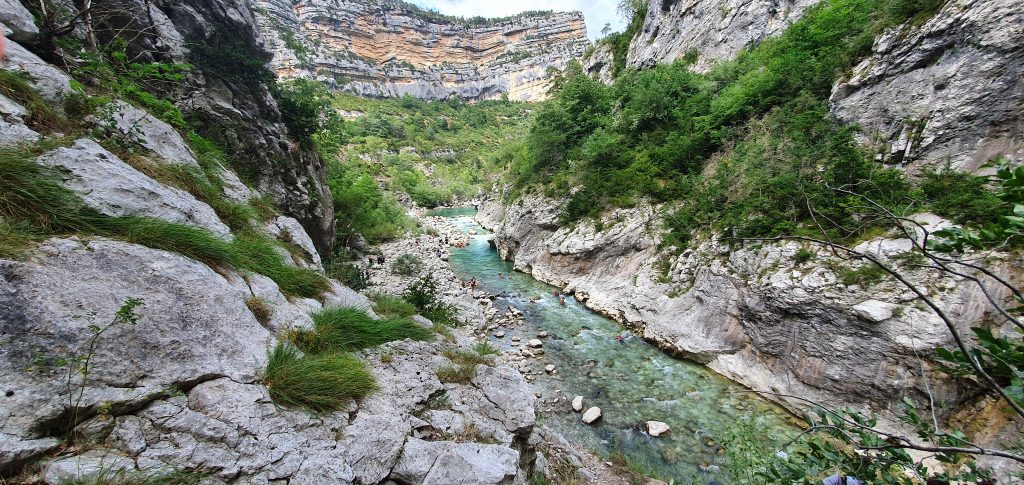 Kurz vor Ende des Wanderweges "Sentier Martel"
