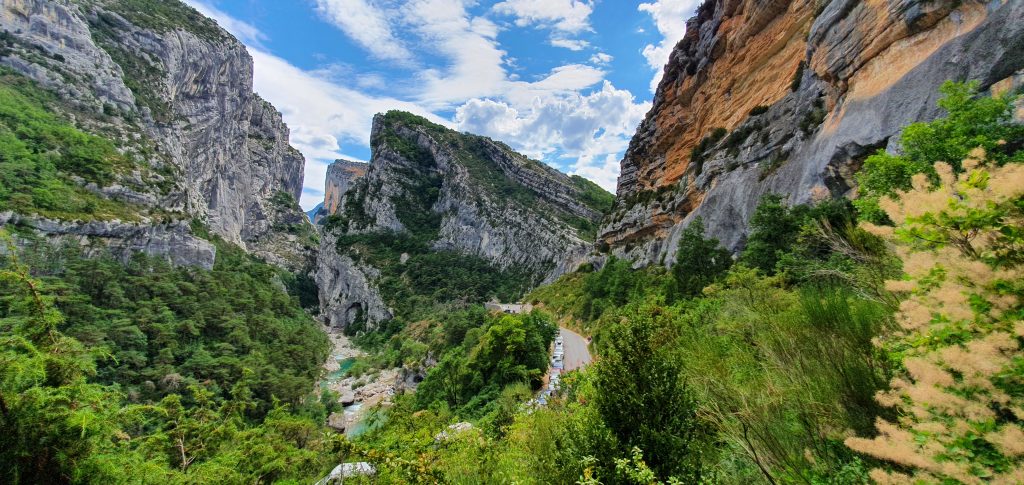 Blick zurück in den Grand Canyon du Verdon