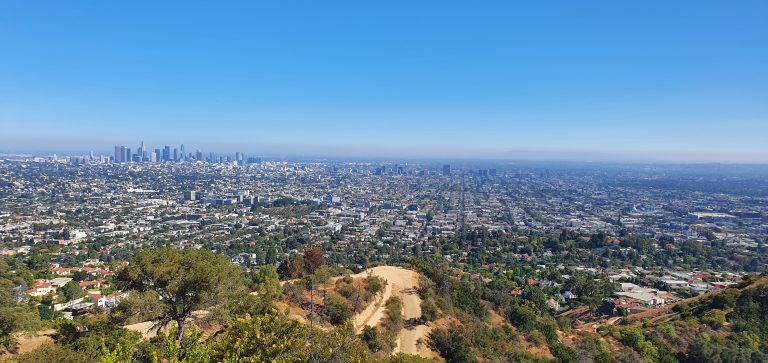Blick auf Downtown Los Angeles
