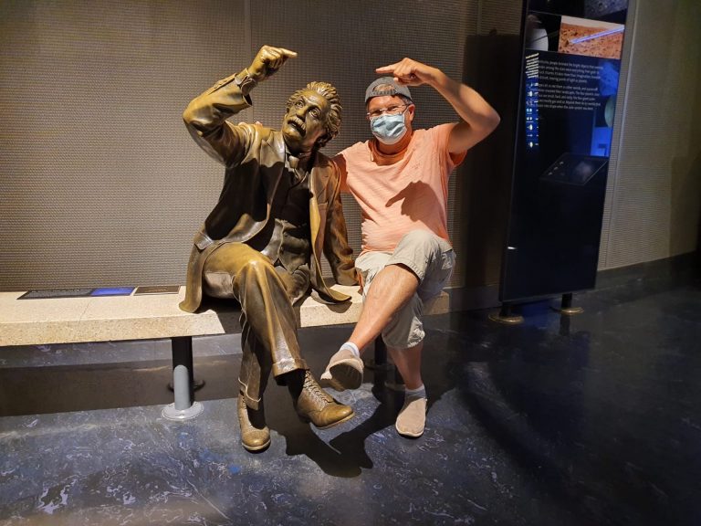 Einstein vs Lichau im Griffith Observatorium