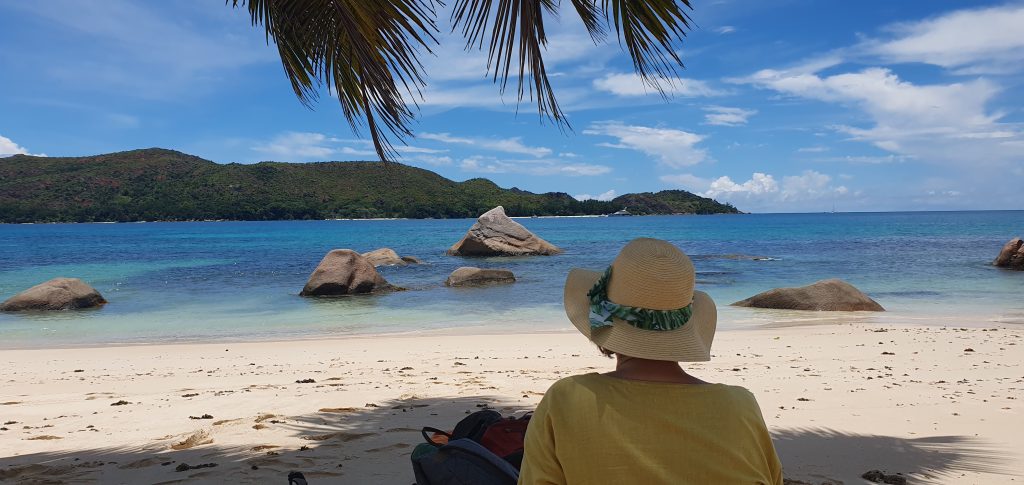 Blick auf die Insel Curieuse