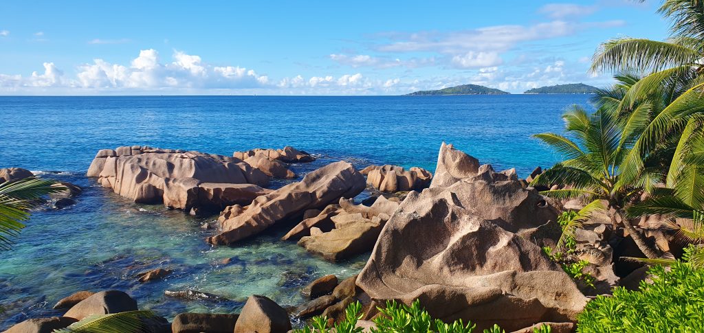 Strand auf La Digue
