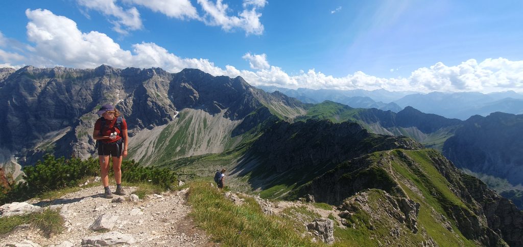 Abstieg vom Entschenkopf
