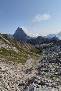 Steinernes Meer mit Blick auf die Watzmann-Gruppe